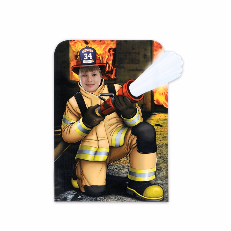 Lineman Firefighter Photo Prop