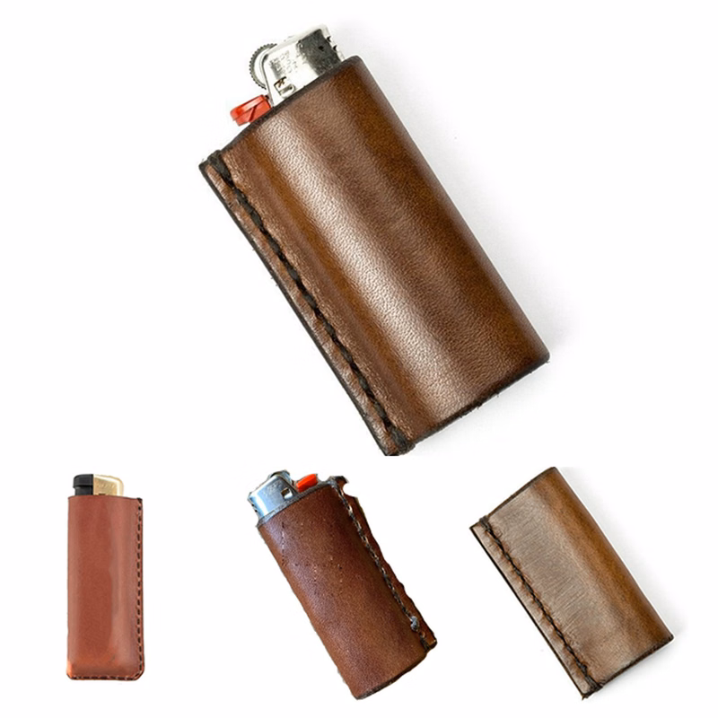 Real leather Lighter Holder Case