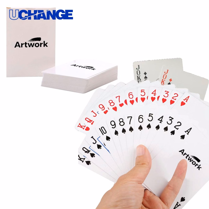 320GSM Full Color Double Sided Customized Playing Cards