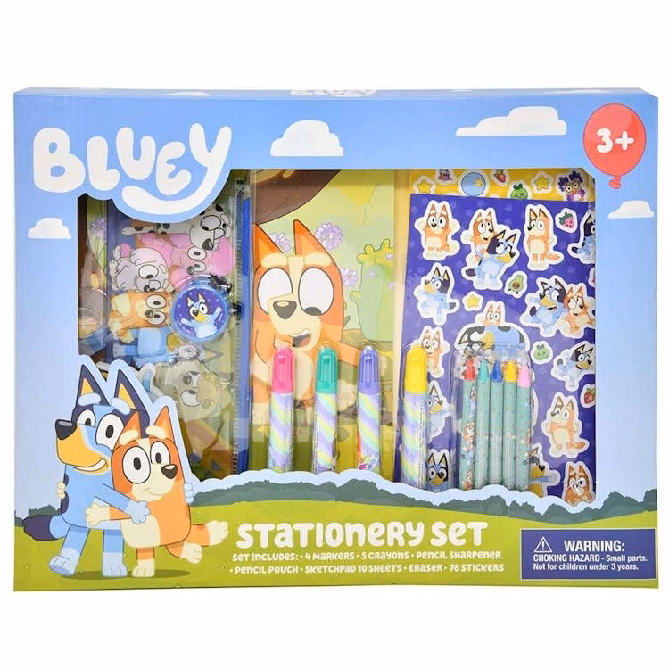 Bluey Stationary Art Set 12.7" x 1" x 11.5"
