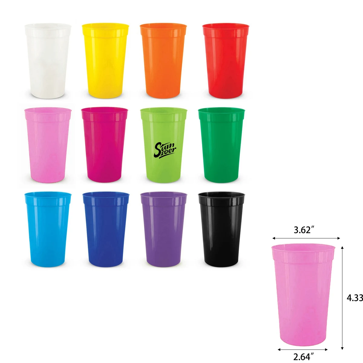 Stadium Cup 16oz MOQ 50 1