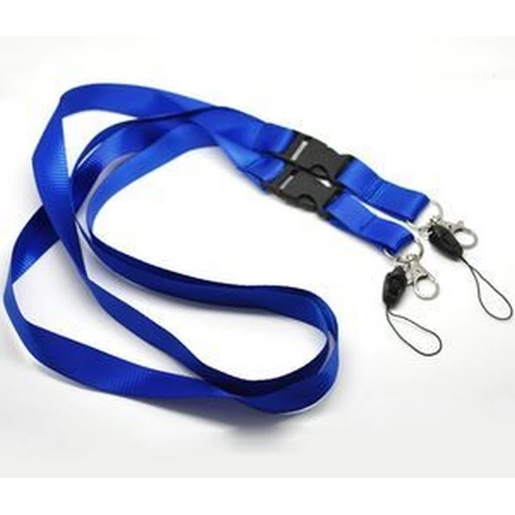 Polyester Lanyard w/ 2 Metal Attachments (35"x3/4") 1