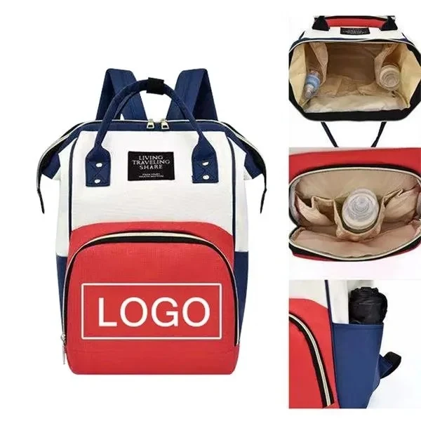 Mom Baby Tote Backpack Milk bottle Bag 1