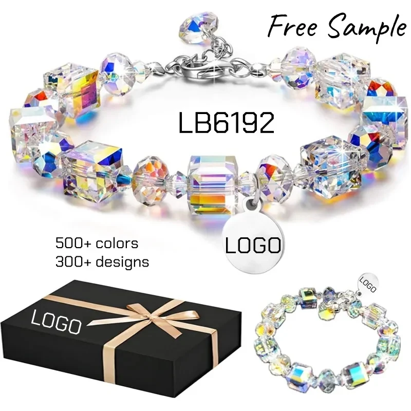 Multicolor Crystal Bracelet Stunning Jewelry Gift for Her 1