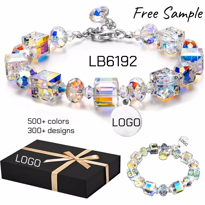 Multicolor Crystal Bracelet Stunning Jewelry Gift for Her