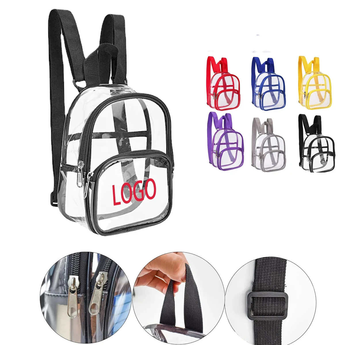 Mini Transparent Stadium Backpack 1
