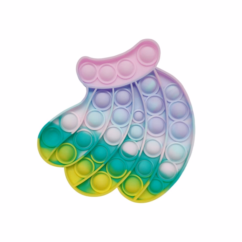 Macaron-colored banana Push Pop Bubble Sensory Fidget Toys