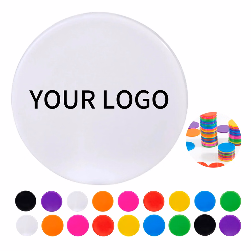 1.46 Inch Round Plastic Token Coin for Activities