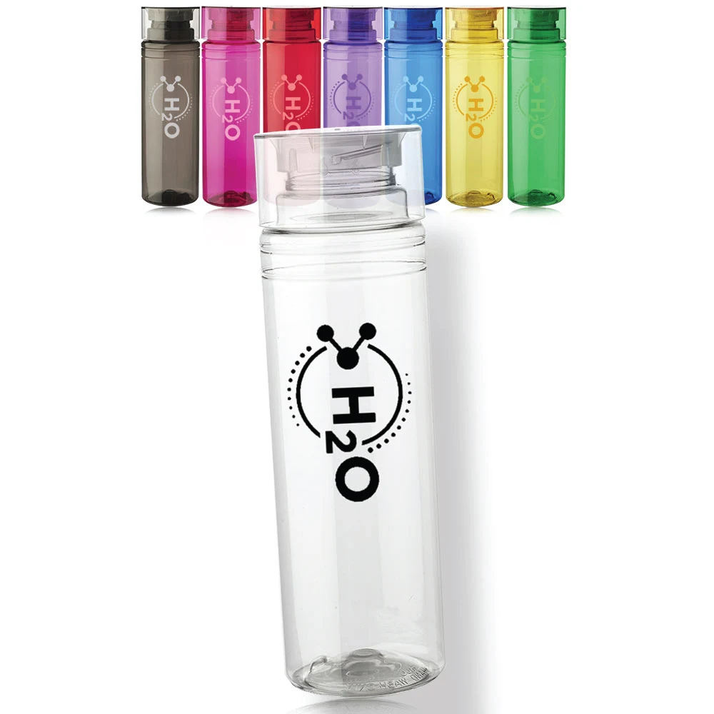 30 oz. Plastic Water Bottle with Screw On Cap 1