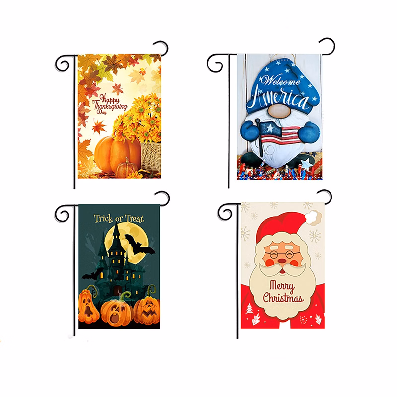 12" x 18" Full Color Double Sided Park Flag MOQ 2PCS