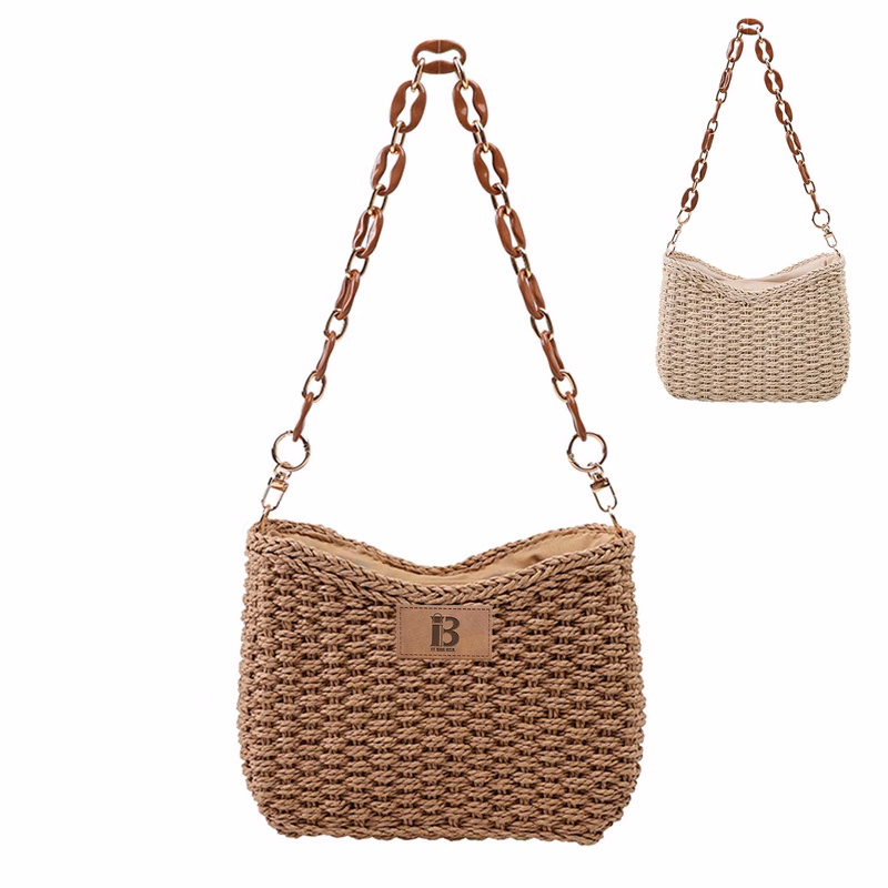 Summer Beach Woven Shoulder Bag for Women