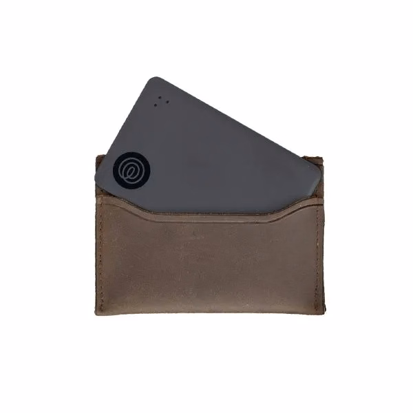 New Tile Slim with Full Grain Leather Card Holder