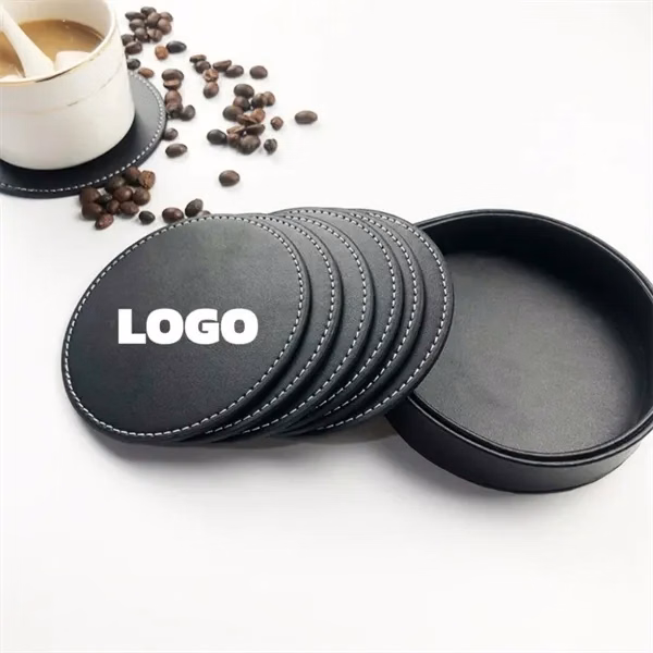 Custom Metal Round Coasters — 3.94 inch Drink Mat Set for Bars & Tabletop Protection