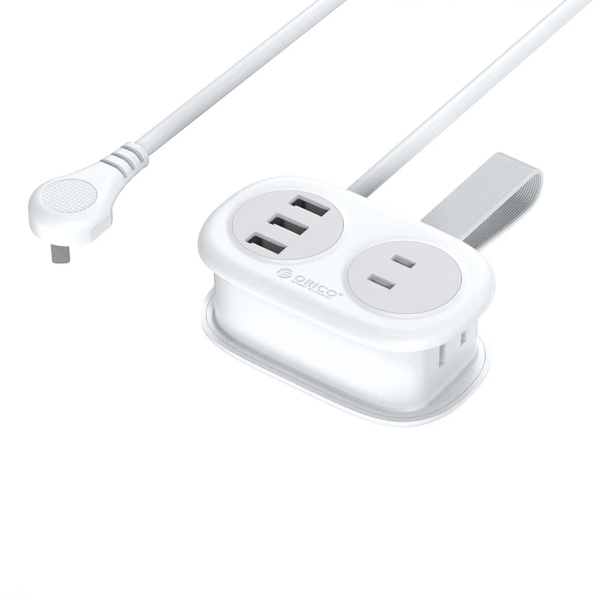 USB Portable and Stowable Travel Power Strip 1
