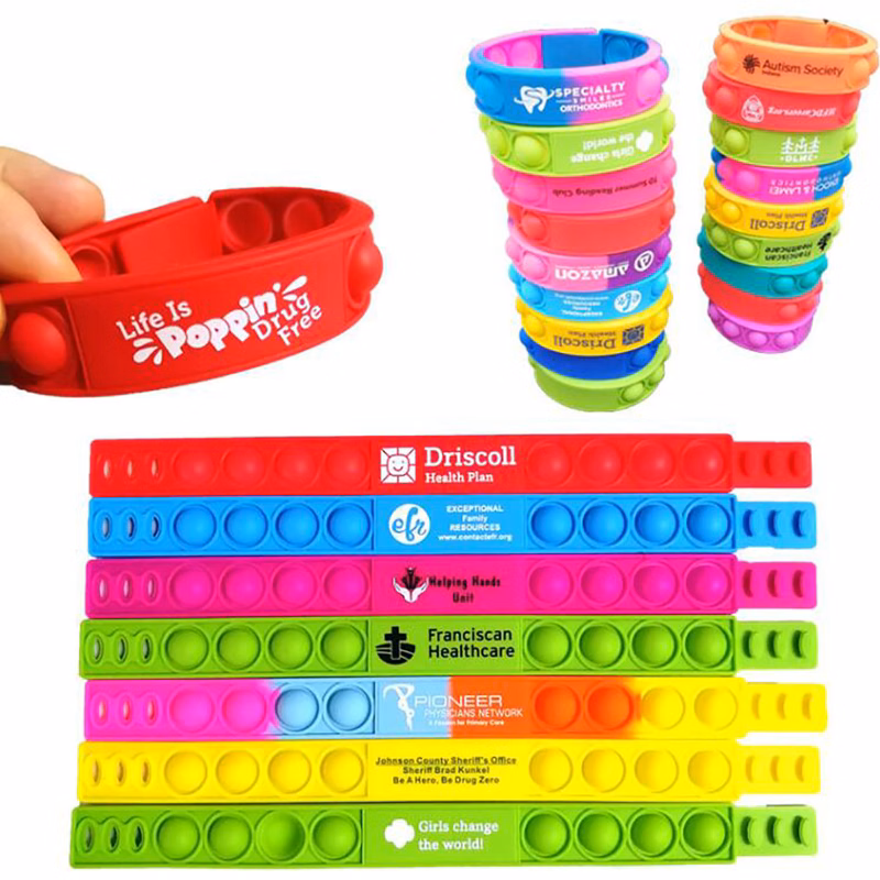 Push Pop Wristbands Fidget Toy