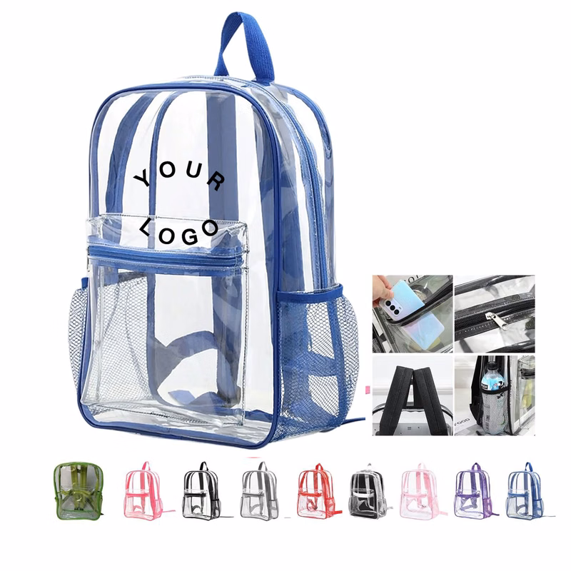 Transparent Backpack Clear PVC Durable