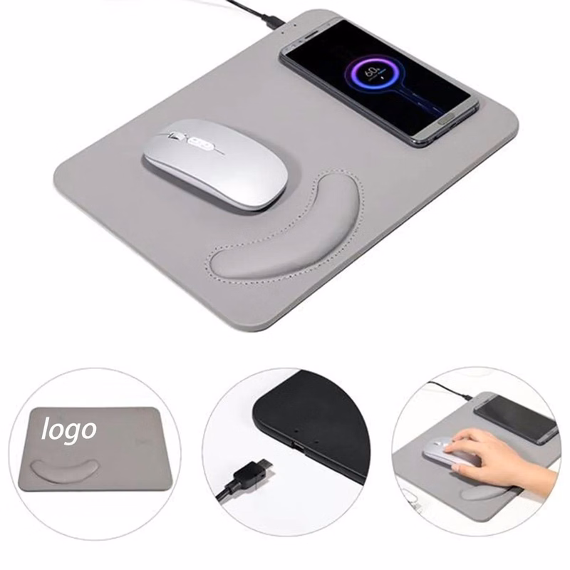 2 In 1 Wireless Charging Mouse Pad With Wrist Support