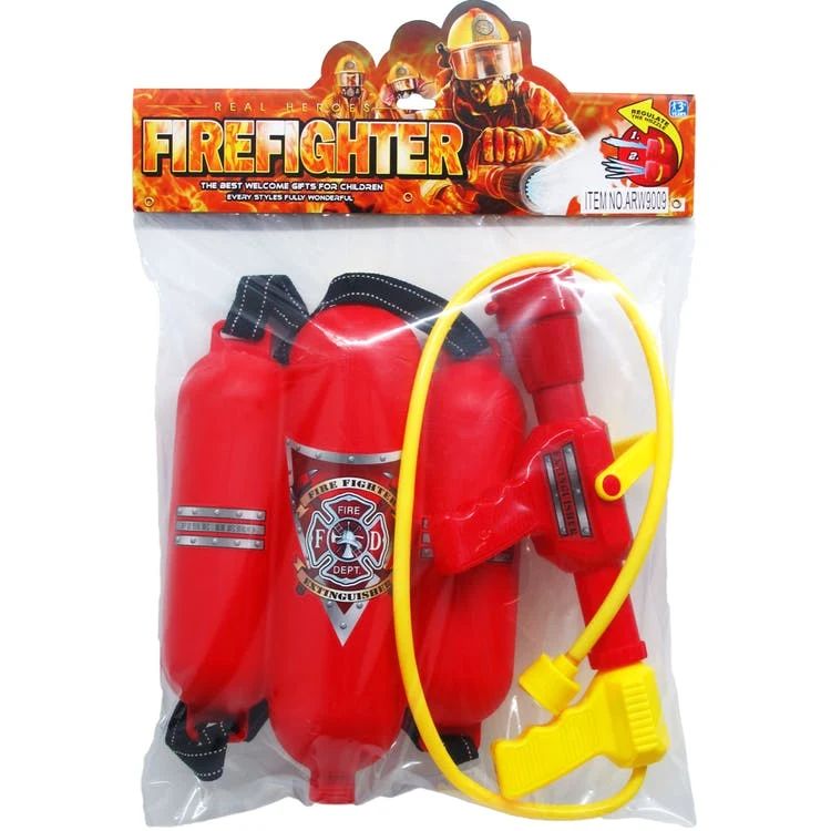 Firefighter Water Blaster & Backpack Tank Play Set 11.25" 1