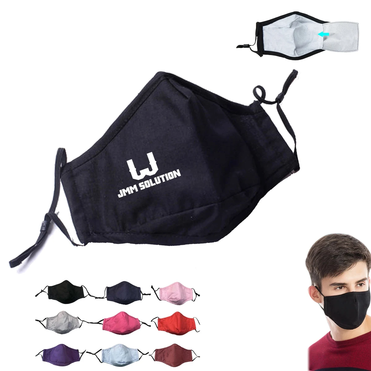 Cotton Mask With Filter Insert 1
