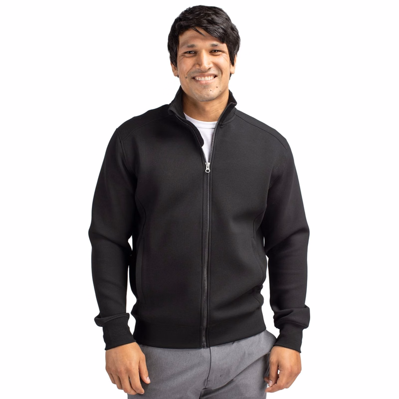 Cutter & Buck Roam Recycled Buttery-Soft Knit Mens Big & Tall Full Zip Jacket Big & Tall