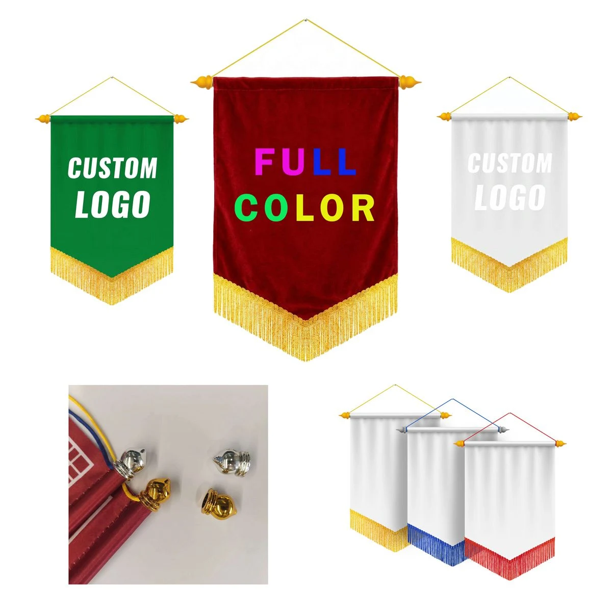 Custom Eco-Friendly Club Crest Flag 1