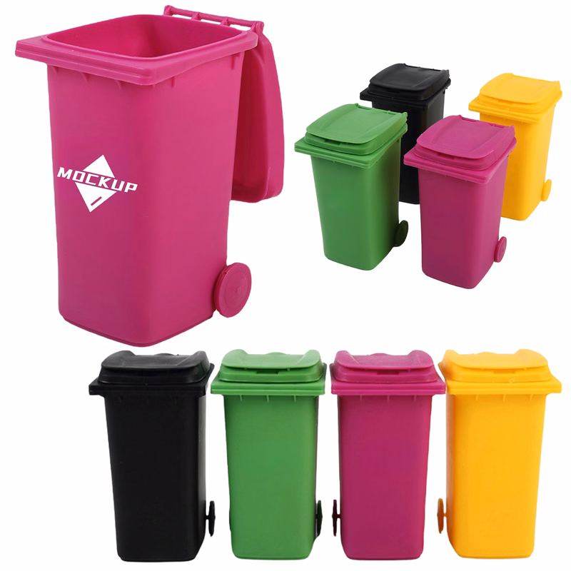 Mini Garbage Trash Pen Holder