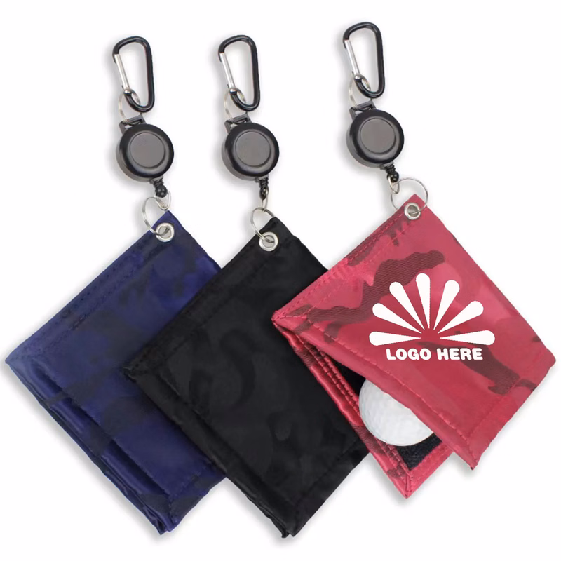 New Golf Cleaning Cloth With Customizable Logo