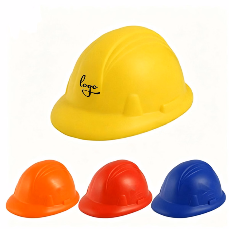 Hard Hat Shaped PU Stress Toy