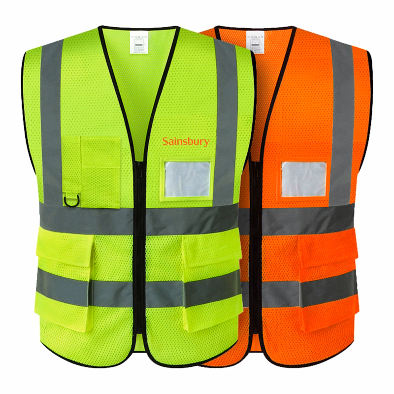 Dovetail Mesh Multi-pocket Reflective Vest