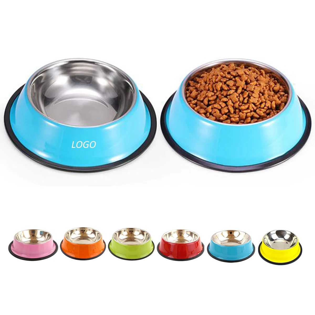 Durable Stainless Steel Pet Dog Bowl 1