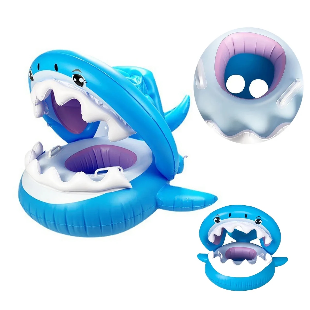 PVC Inflatable Folding Baby Swimming Ring 1