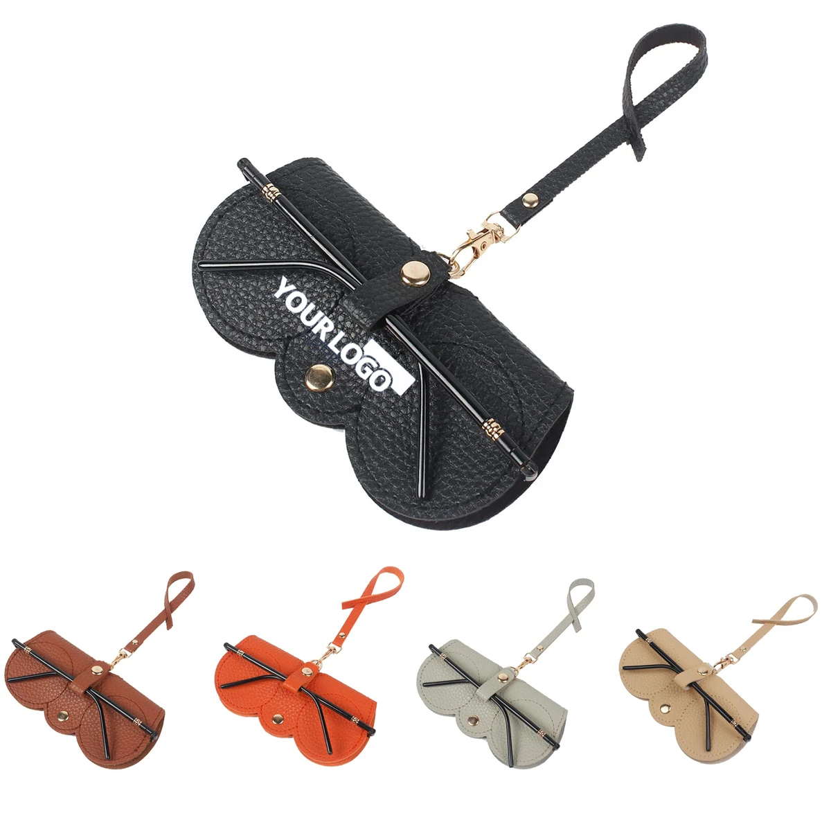 Soft Leather Sunglasses Bag 1