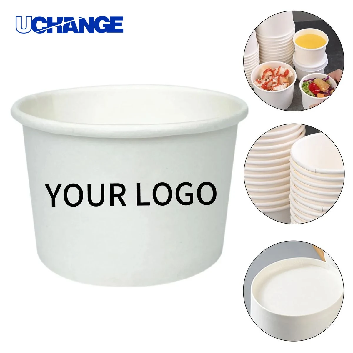 Paper Ice Cream Cup Dessert Cup 4oz for Parties and Events 1