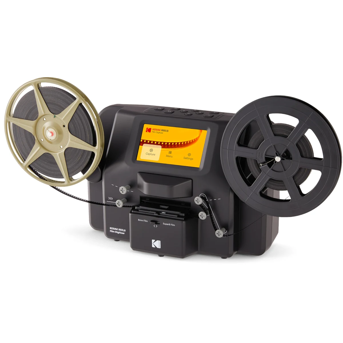 KODAK REELS 8mm & Super 8 Films Digitizer Converter with Big 5" Screen, Scanner Converts Film Fra... 1