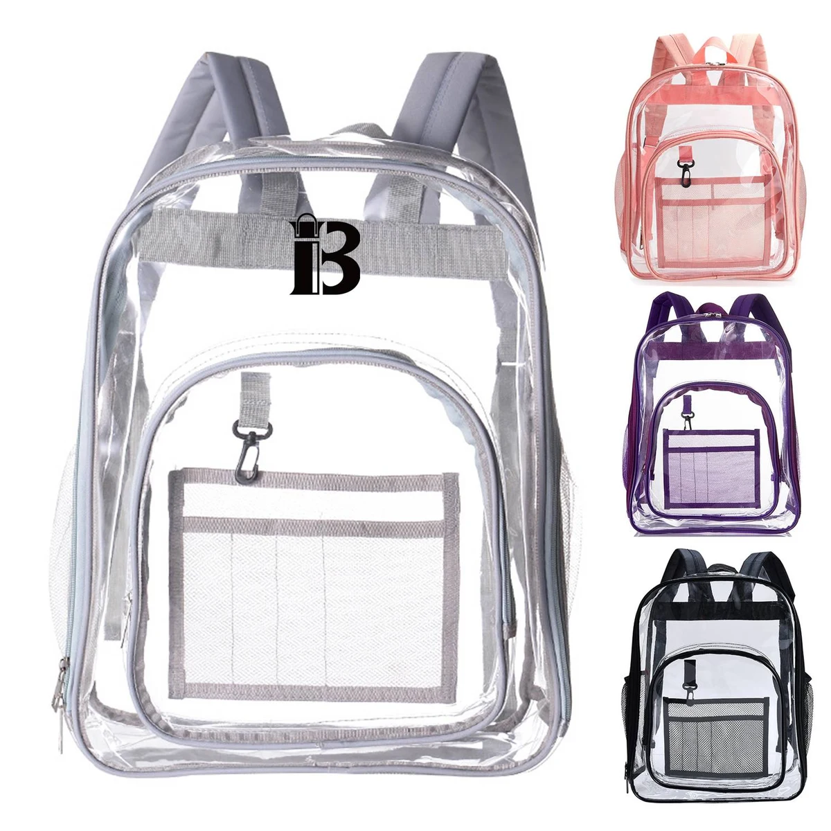 PVC Clear Transparent Backpack 1