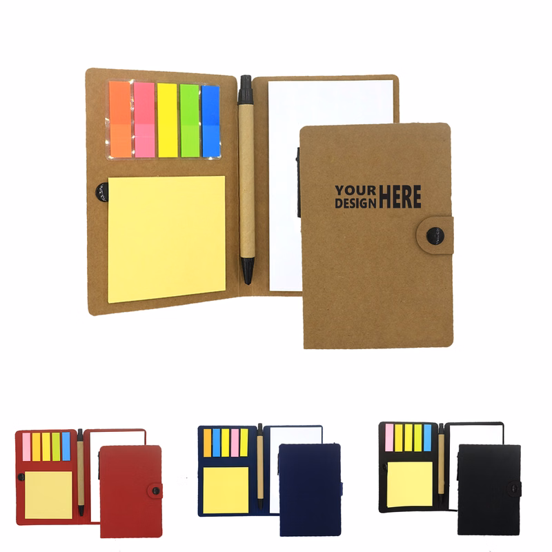 MOQ 20 PCS Promotional Office Notepad Combo