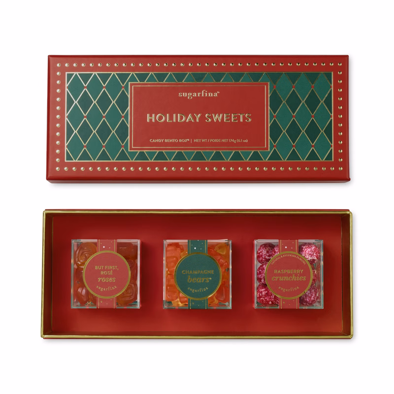 Sugarfina Holiday 3PC Candy Bento Box