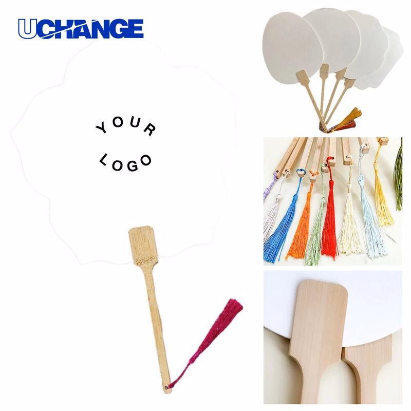 Blank DIY Folding Paper Fan