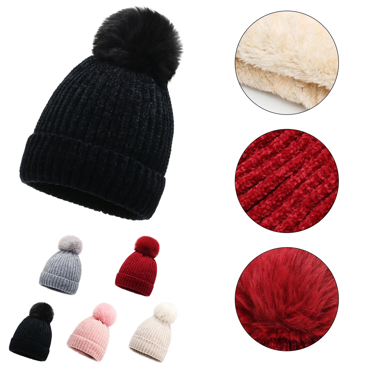 Warm Knit Caps 1