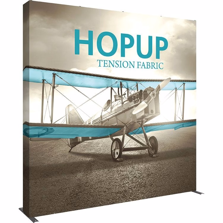 Hopup 10ft Full Height Straight Display & Fitted Graphic