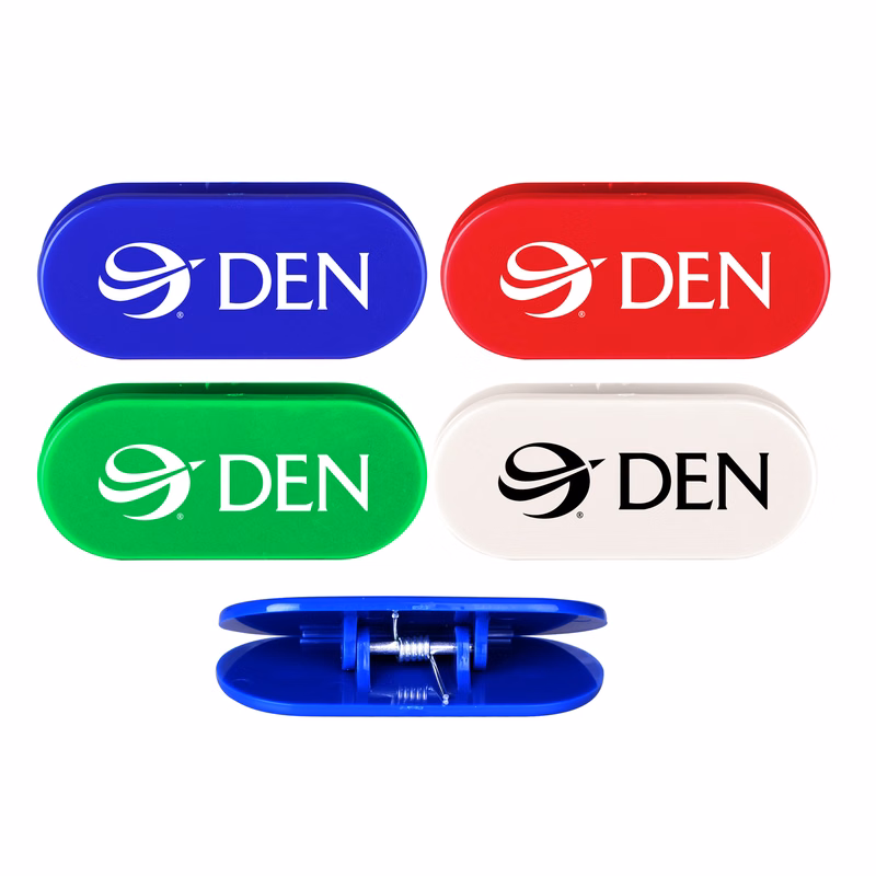 Elite oval shape memo clip holder with strong grip