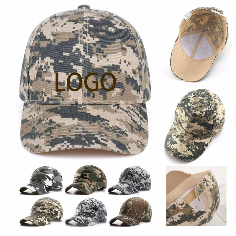 6 Panel Army Camo Hat