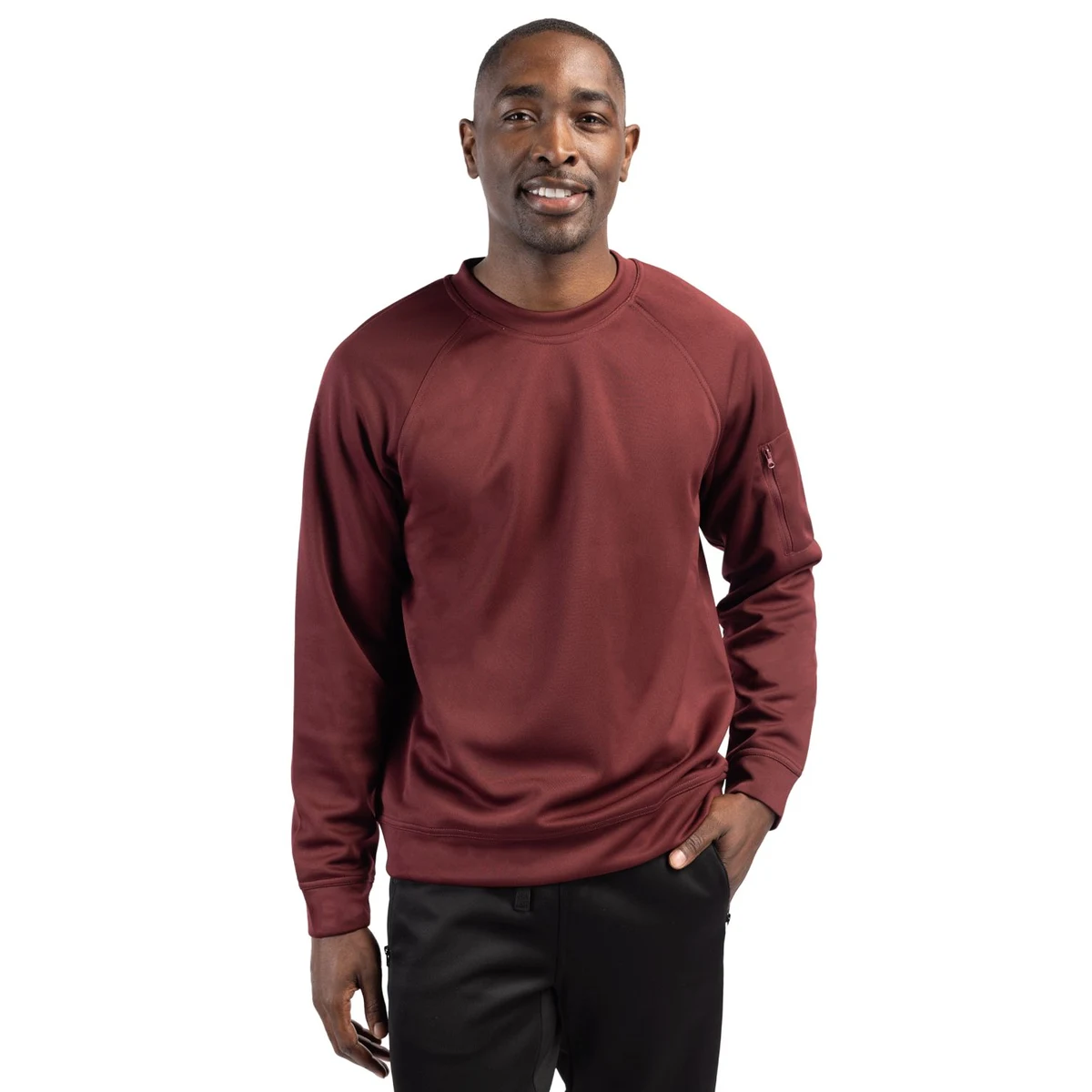 Clique Lift Solution-dyed Performance Unisex Crewneck Sweatshirt 1