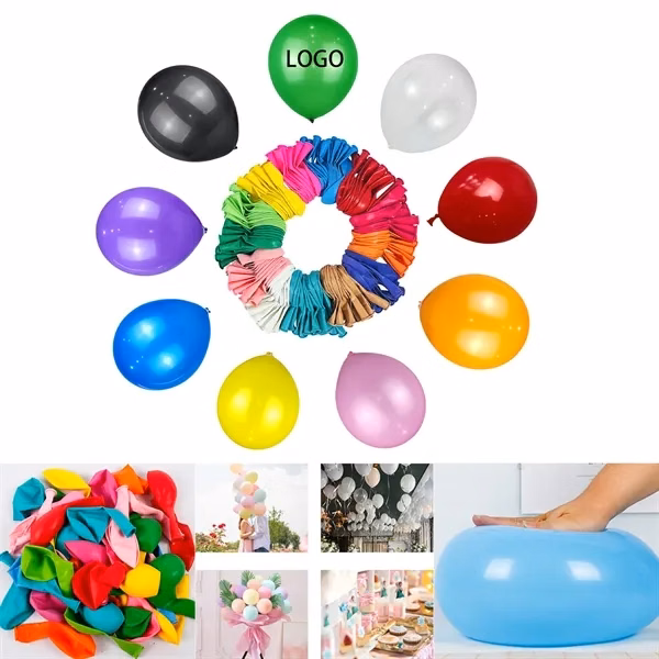 Custom Festive Biodegradable Latex Balloons — Full-Color Event Decoration Gift