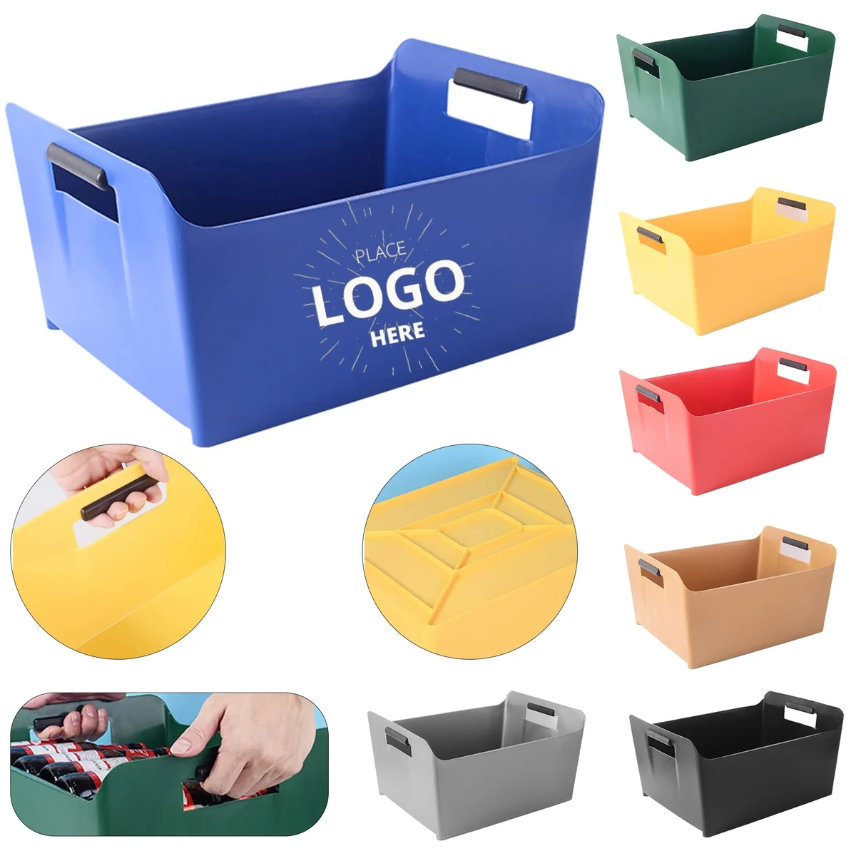 Plastic Rectangular Ice Bucket 1