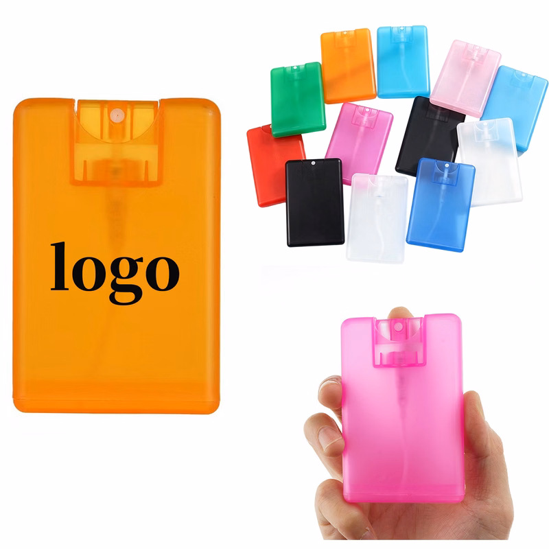 Flat Pocket Refillable Travel Spray Bottle Custom Logo