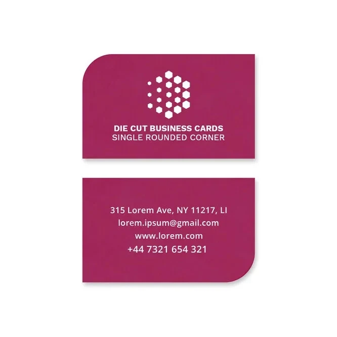 Die-Cut Business Cards (3.5"W x 2"H) 1
