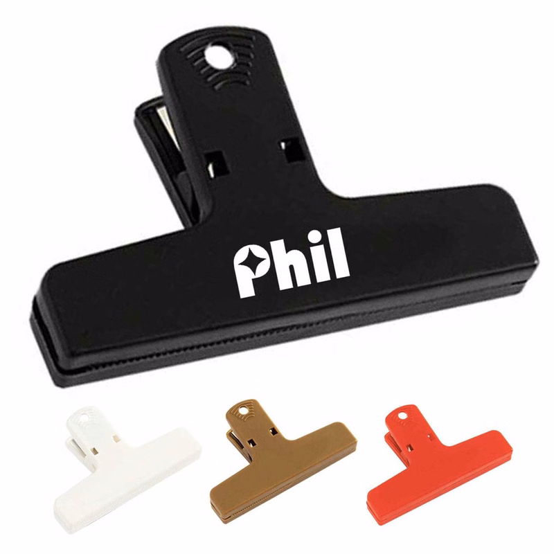 4 inch Plastic Clip - Transparent File & Snack Bag Sealer