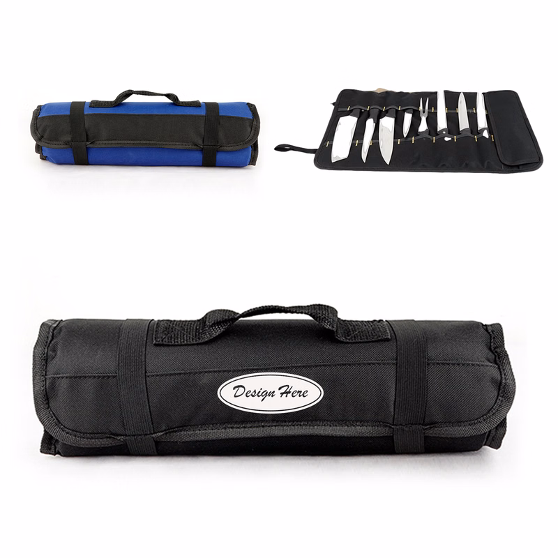 Chef's Knife Storage Roll ?C Heavy-Duty Oxford Material
