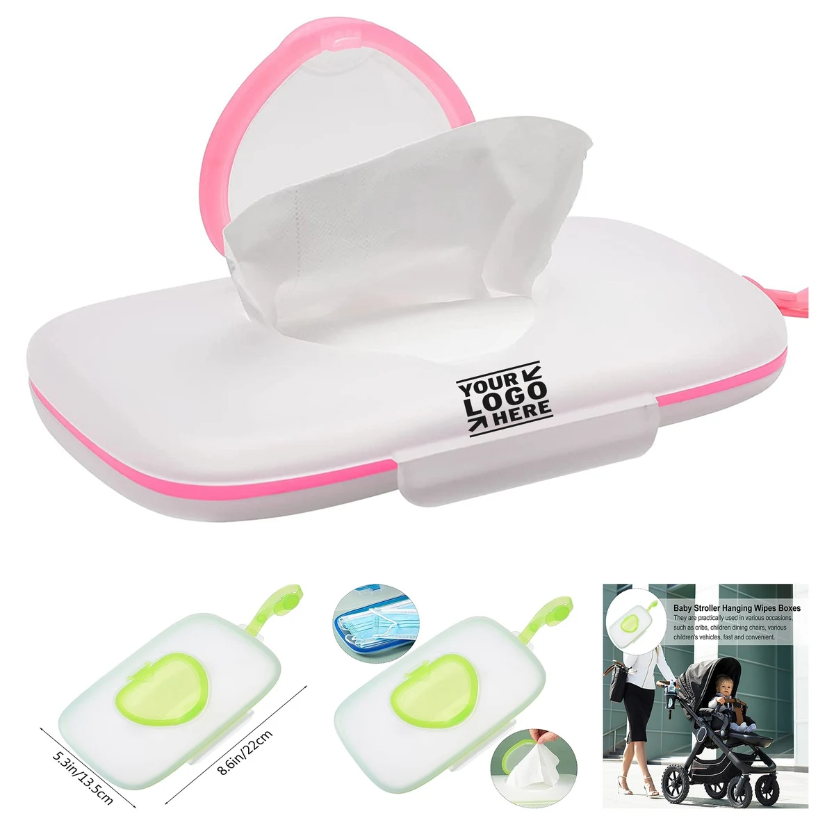 Wipes Dispenser Baby Outdoor Travel Stroller Wet Wipes Box 1